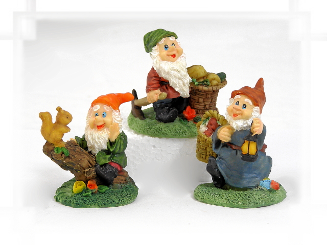 Kleine Karussell-Zwergfigur Aus Kunstharz – Skurrile Gartendeko, Geschenk Für Gartenliebhaber