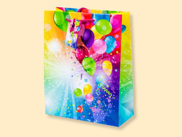 Geschenktüte Luftballons A4